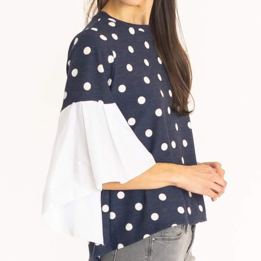 Polka Dot Combo Top